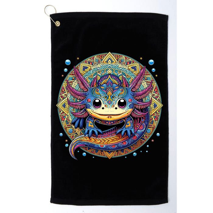 Axolotl Maya Aztec Axolot Golf Towel