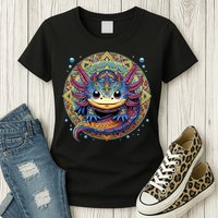 Axolotl Maya Aztec Axolot Womens T-Shirt