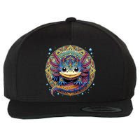 Axolotl Maya Aztec Axolot Wool Snapback Cap