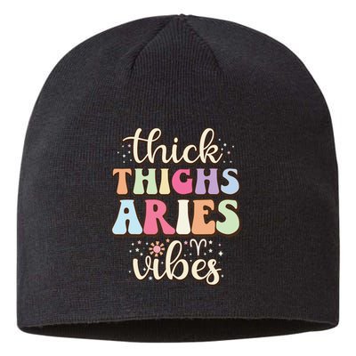 Aries March April birthday Retro astrology Aries Zodiac sign Sustainable Beanie