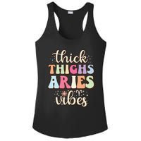 Aries March April birthday Retro astrology Aries Zodiac sign Ladies PosiCharge Competitor Racerback Tank