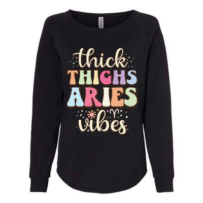 Aries March April birthday Retro astrology Aries Zodiac sign Womens California Wash Sweatshirt