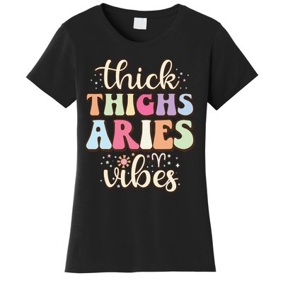 Aries March April birthday Retro astrology Aries Zodiac sign Women's T-Shirt