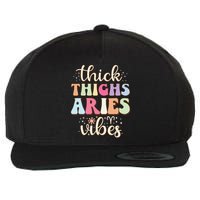 Aries March April birthday Retro astrology Aries Zodiac sign Wool Snapback Cap