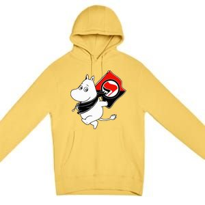 Antifa Moomin Premium Pullover Hoodie