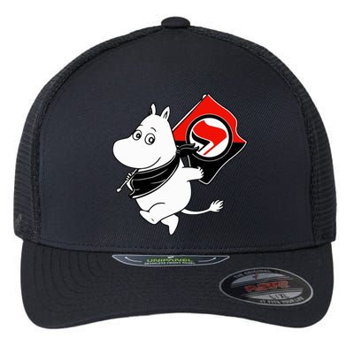 Antifa Moomin Flexfit Unipanel Trucker Cap