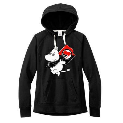 Antifa Moomin Women's Fleece Hoodie