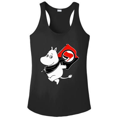 Antifa Moomin Ladies PosiCharge Competitor Racerback Tank