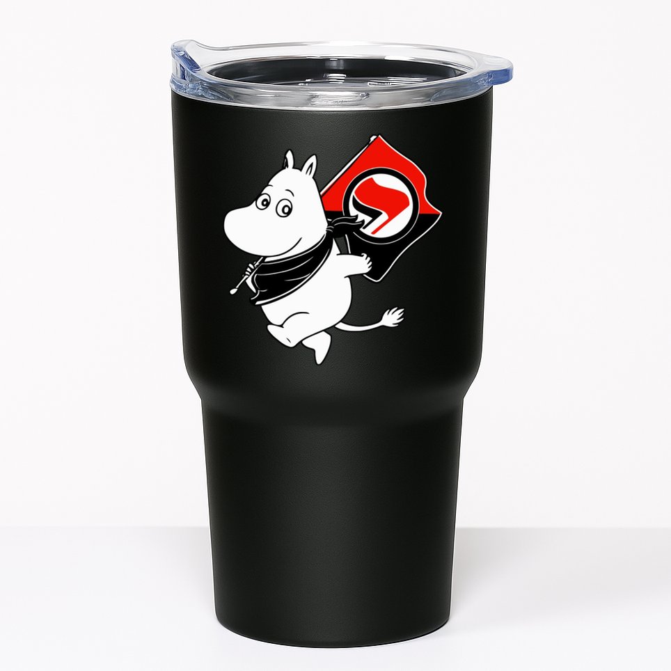 Antifa Moomin Tumbler