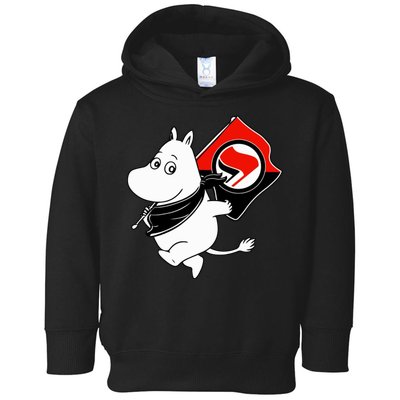 Antifa Moomin Toddler Hoodie