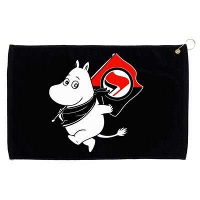 Antifa Moomin Grommeted Golf Towel