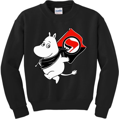 Antifa Moomin Kids Sweatshirt