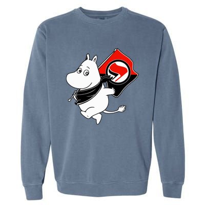 Antifa Moomin Garment-Dyed Sweatshirt