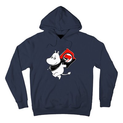 Antifa Moomin Hoodie