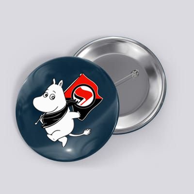 Antifa Moomin Button