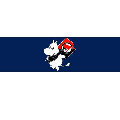 Antifa Moomin Bumper Sticker