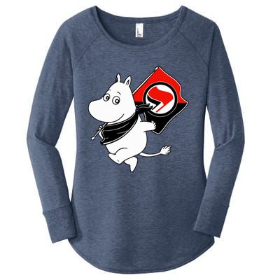 Antifa Moomin Women's Perfect Tri Tunic Long Sleeve Shirt