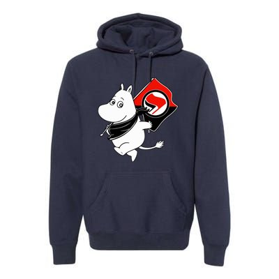 Antifa Moomin Premium Hoodie