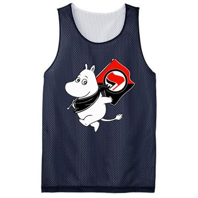 Antifa Moomin Mesh Reversible Basketball Jersey Tank