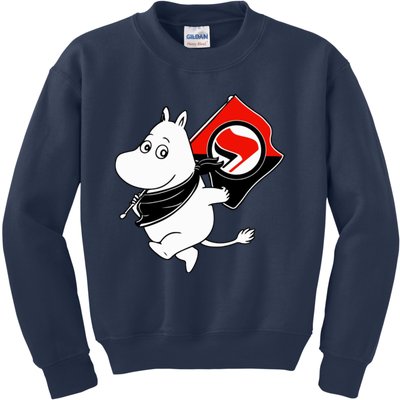 Antifa Moomin Kids Sweatshirt