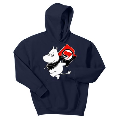 Antifa Moomin Kids Hoodie