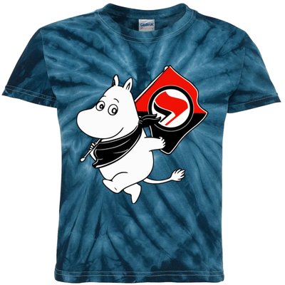 Antifa Moomin Kids Tie-Dye T-Shirt