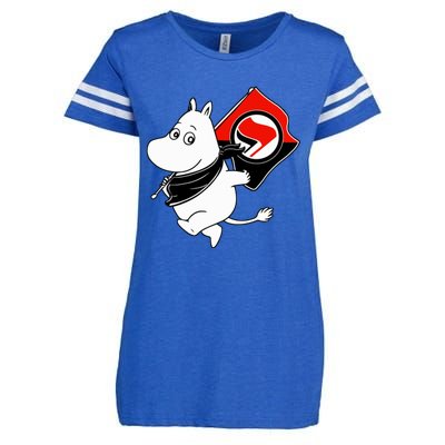 Antifa Moomin Enza Ladies Jersey Football T-Shirt