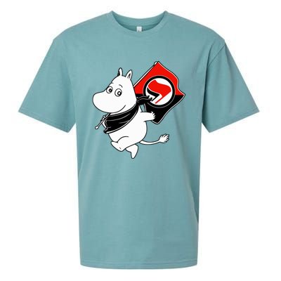 Antifa Moomin Sueded Cloud Jersey T-Shirt