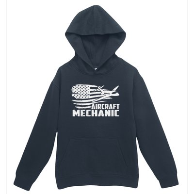 Aircraft Mechanic Aviation Airplane Maintenance Engineer Urban Pullover Hoodie