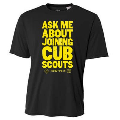 Ask Me About Joining Cub Scouts Cooling Performance Crew T-Shirt