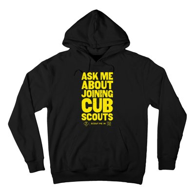 Ask Me About Joining Cub Scouts Hoodie