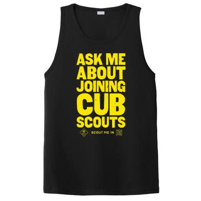 Ask Me About Joining Cub Scouts PosiCharge Competitor Tank