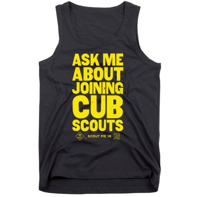 Ask Me About Joining Cub Scouts Tank Top