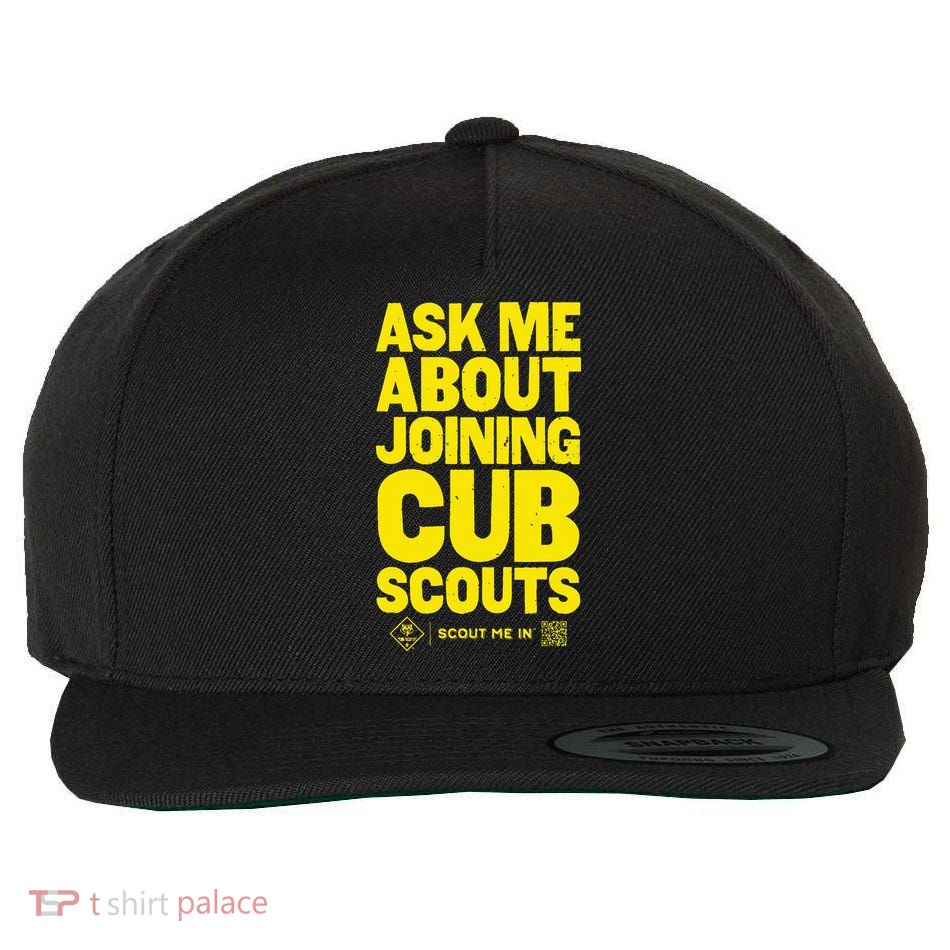 Ask Me About Joining Cub Scouts Wool Snapback Cap