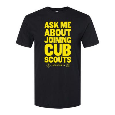 Ask Me About Joining Cub Scouts Softstyle CVC T-Shirt