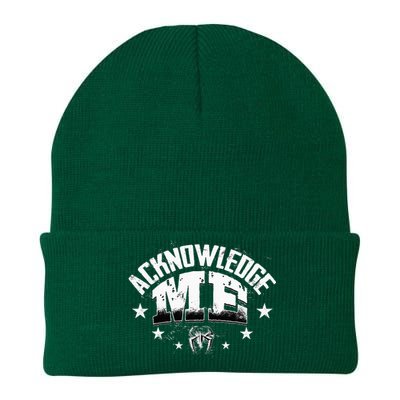 Acknowledge Me Knit Cap Winter Beanie