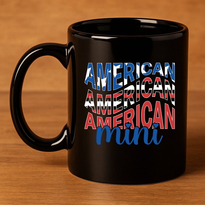 American Mini 11oz C Handle Ceramic Mug