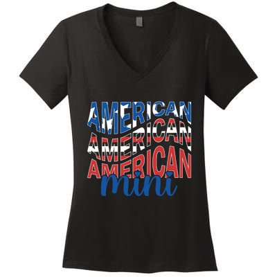 American Mini Women's V-Neck T-Shirt