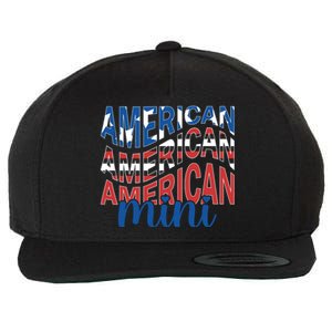 American Mini Wool Snapback Cap