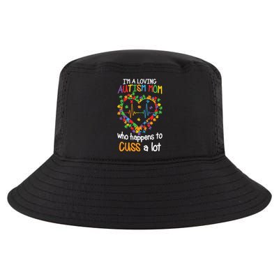 Autism Mom Autism Heart, Autism Puzzle Cool Comfort Performance Bucket Hat