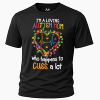 Autism Mom Autism Heart, Autism Puzzle Cooling Performance Crew T-Shirt