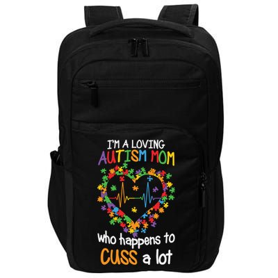 Autism Mom Autism Heart, Autism Puzzle Impact Tech Backpack