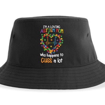 Autism Mom Autism Heart, Autism Puzzle Sustainable Bucket Hat