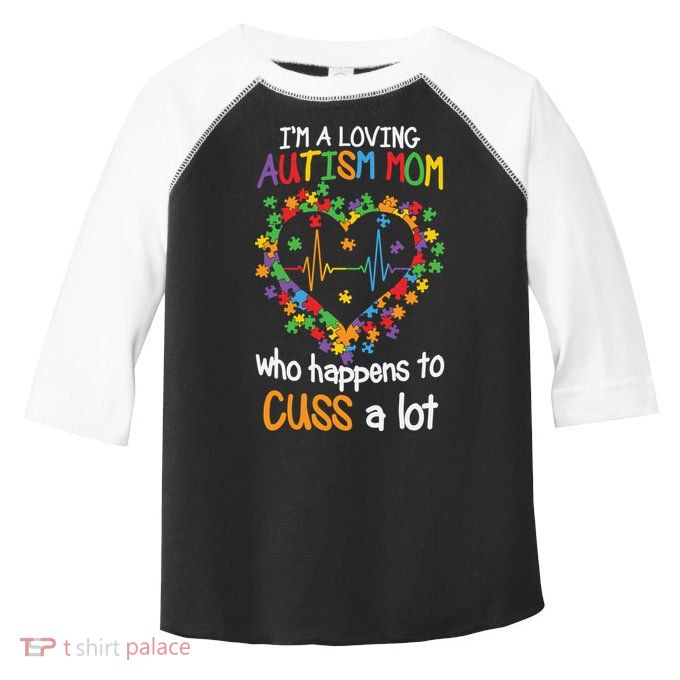 Autism Mom Autism Heart, Autism Puzzle Toddler Fine Jersey T-Shirt
