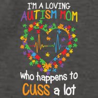 Autism Mom Autism Heart, Autism Puzzle Vector Backpack