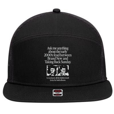 Ask Me Anything About The Early 2000’S Feud Between Brand New And Taking Back Su 7 Panel Mesh Trucker Snapback Hat