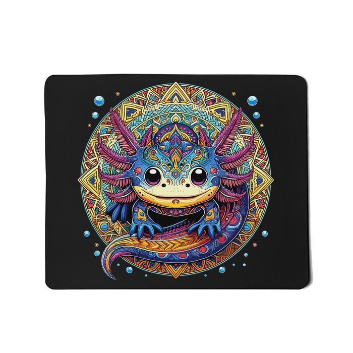 Axolotl Maya Aztec Axolot Mousepad