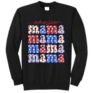 American Mama All American Mama Fourth Of July Mom Mother's Day 4th Of July Sweatshirt