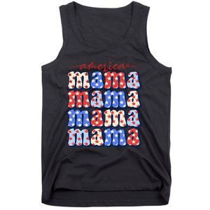 American Mama All American Mama Fourth Of July Mom Mother's Day 4th Of July Tank Top