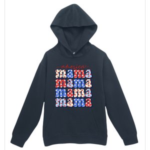 American Mama All American Mama Fourth Of July Mom Mother's Day 4th Of July Urban Pullover Hoodie